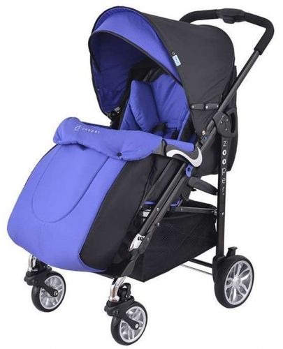 Комбинирана детска количка Zooper - Waltz, Royal Blue Plaid - 1
