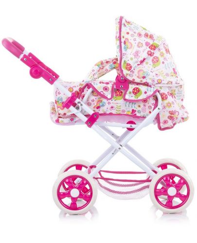 Детска количка за кукли Chipolino - Нели, градинка - 3