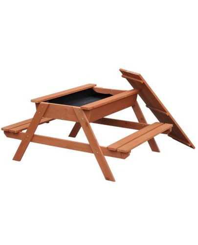 Детска дървена маса и пясъчник 2 в 1 Ginger Home - 1
