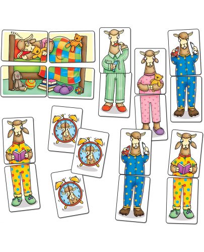 Детска образователна игра Orchard Toys - Лами с пижами - 2