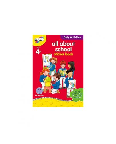 Детска книжка Galt Early Activities - Всичко за училище - 1