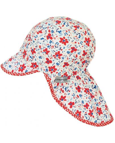 Детска лятна шапка с UV 50+ защита Sterntaler - С платка на тила, 53 cm, 2-4 години - 2