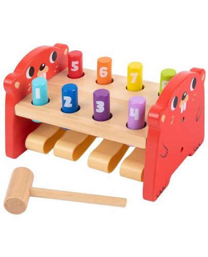 Детска игра с чукче Tooky Toy - Малкото къртиче - 1