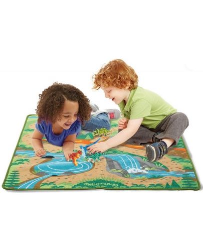 Детско килимче за игра Melissa & Doug - Праисторическа площадка - 2