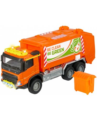 Детска играчка Majorette - Камион за боклук Volvo - 1