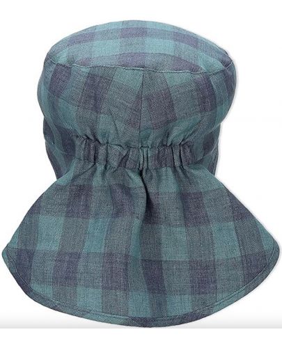 Детска шапка с козирка и UV 50+ защита Sterntaler - С квадратчета, 51 cm, 18-24 месеца - 4