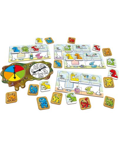Детска образователна игра Orchard Toys - Мръсни динозаври - 2