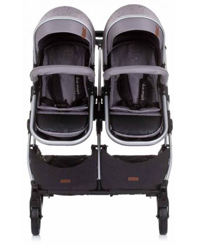 Детска количка за близнаци Chipolino Графит - Дуо Смарт - 8