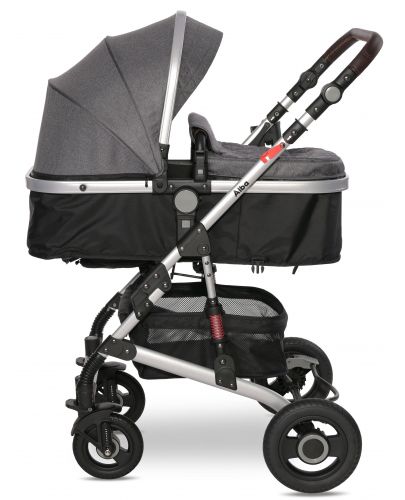 Детска количка Lorelli - Alba, Premium Set, Steel Grey - 5