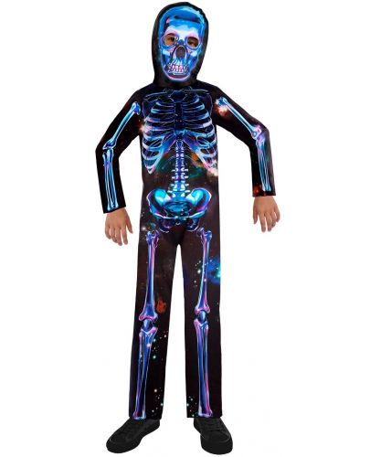 Детски карнавален костюм Amscan - Неонов скелет, 6-8 години, за момче - 1