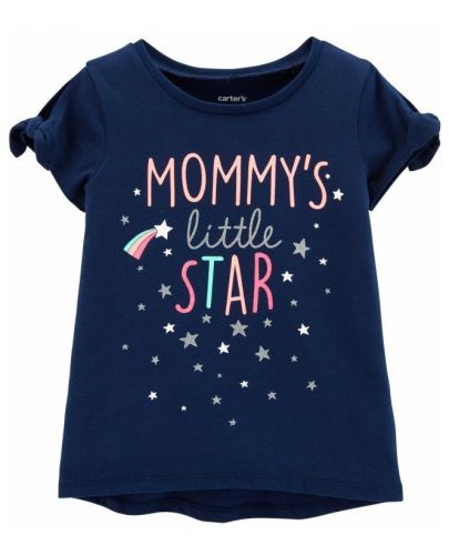 Детска блуза Carter's - Mommy's little star, 18-24 месеца, 86 cm - 1