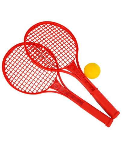 Детски комплект за тенис Simba Toys - Хилки и топка, асортимент - 1
