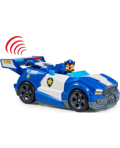 Детска играчка Spin Master Paw Patrol - Трансформираща се полицейска кола, Чейс - 4