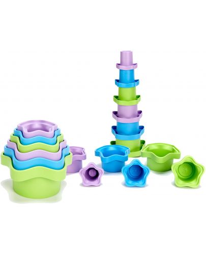 Детска играчка за сортиране Green Toys, с 6 чашки - 2