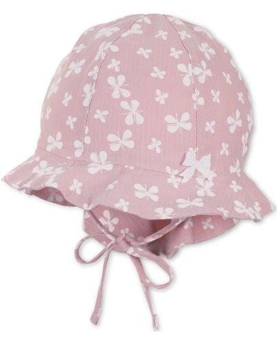 Детска лятна шапка с UV 50+ защита Sterntaler - С цветя, 45 cm, 6-9 месеца - 1