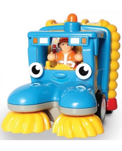 Детска играчка WOW Toys - Камионче за почистване на улици - 2
