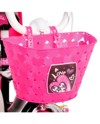 Детски велосипед Venera Bike - Little Heart, 16'', розов - 7