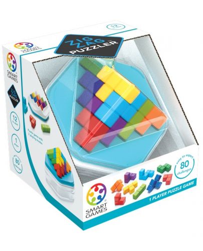 Детска логическа игра Smart Games - Zig Zag Puzzler - 1