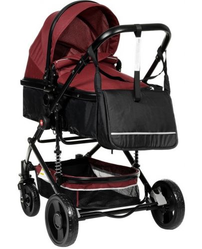 Детска комбинирана количка 2 в 1 Zizito - ZI Lana, червена - 4