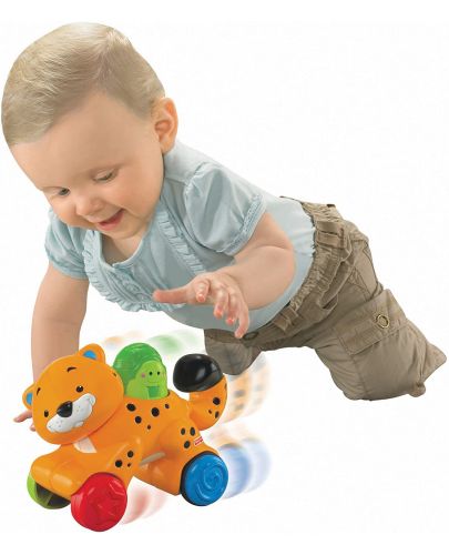 Детска играчка Fisher Price Press&Go - Гепард - 5