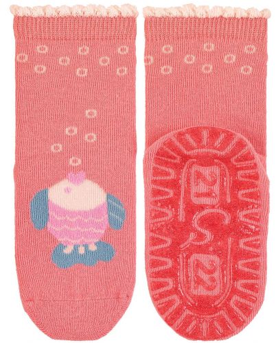 Детски чорапи със силиконова подметка Sterntaler - С рибки, 27/28, 4-5 години - 2