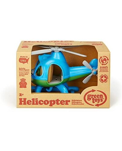Детска играчка Green Toys - Хеликоптер, син - 3