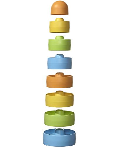 Детска играчка за сортиране Green Toys - Кула, с 8 части - 2