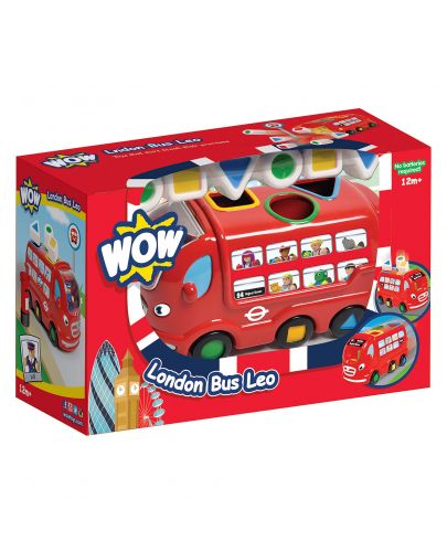 Детска играчка WOW Toys - Лондонският автобус на Лео - 3