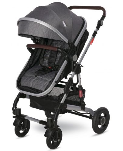 Детска количка Lorelli - Alba, Premium Set, Steel Grey - 9