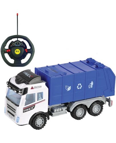 Детска играчка Ocie - Камион за боклук, с радиоконтрол - 1