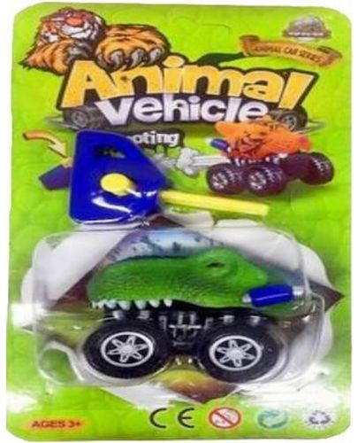  Детска кола с изстрелвачка Raya Toys - Динозавър - 1