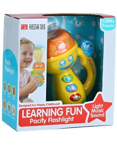 Детска играчка Raya Toys - Интерактивно фенерче - 4