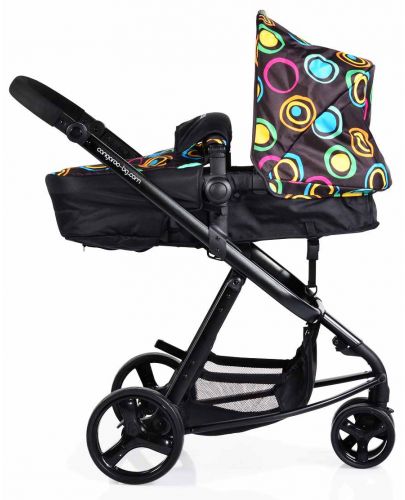 Детска комбинирана количка Cangaroo - Sarah, черна - 2