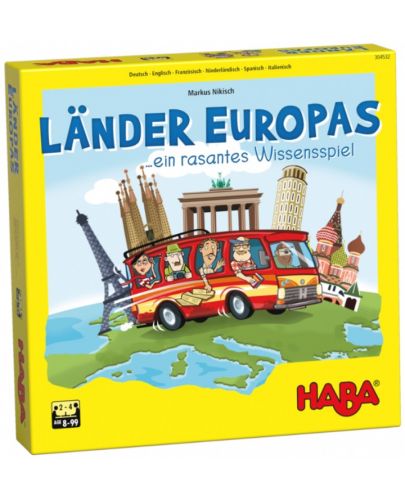 Детска игра Haba - Туристи в Европа - 1