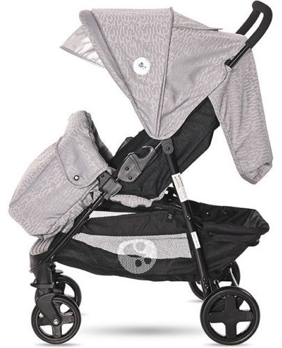 Детска лятна количка с покривало Lorelli - Martina, сива - 4