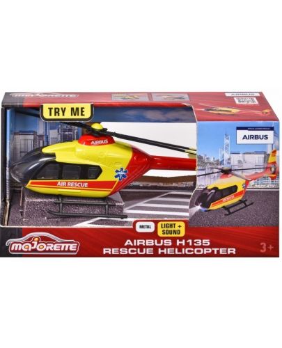 Детска играчка Majorette - Спасителен хеликоптер Airbus H13 - 1
