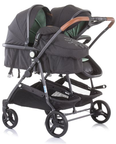 Детска количка за близнаци Chipolino - ДуоСмарт,черна - 4