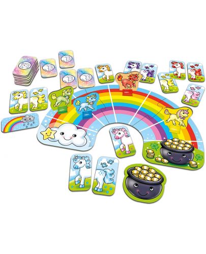Детска образователна игра Orchard Toys - Еднорози и дъги - 3
