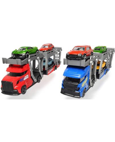 Детска играчка Dickie Toys -  Автовоз с три коли, асортимент - 4