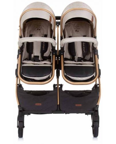 Детска количка за близнаци Chipolino Пясък - Дуо Смарт - 7