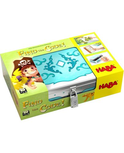 Детска магнитна игра Haba - Намери кода! Пиратски остров - 1