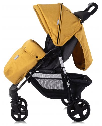 Детска количка с покривало Lorelli - Olivia, Lemon Curry - 3