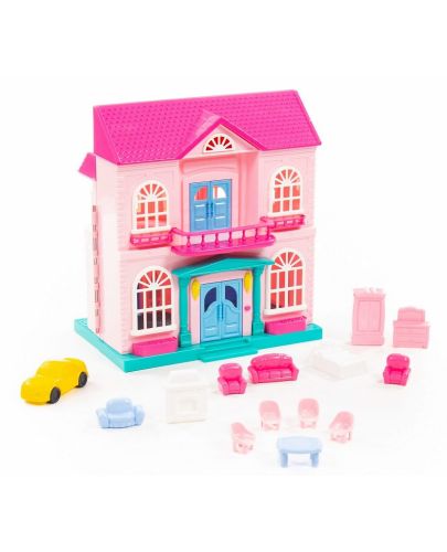 Детска играчка Polesie - Къща за кукли Sophie, 14 части - 3