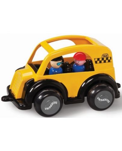 Детска играчка VikingToys - Ню Йоркско такси, с 2 човечета, 25 cm - 1