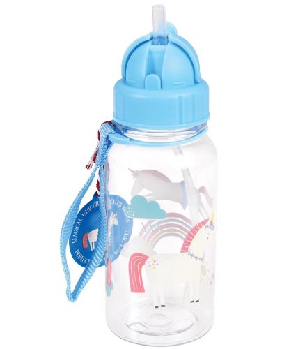 Детска бутилка за вода Rex London - Вълшебният еднорог, 500 ml - 2