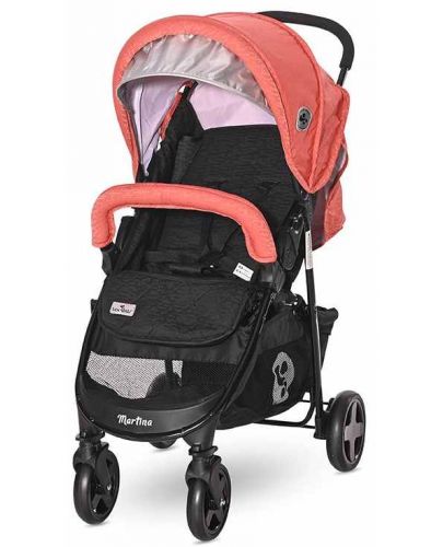 Детска лятна количка с покривало Lorelli - Martina, оранжева - 1