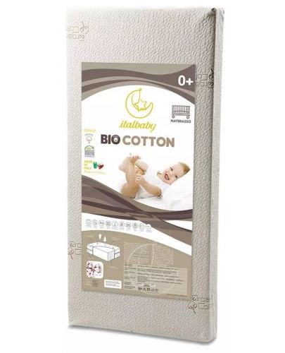 Детски матрак Italbaby - Bio cotton, 60 х 120 х 12 cm - 2