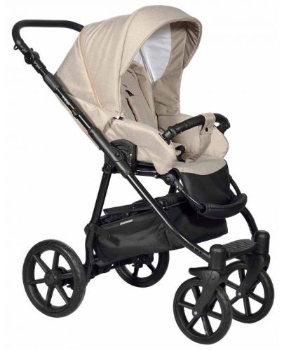 Комбинирана детска количка 2в1 Baby Giggle - Broco, бежова - 3