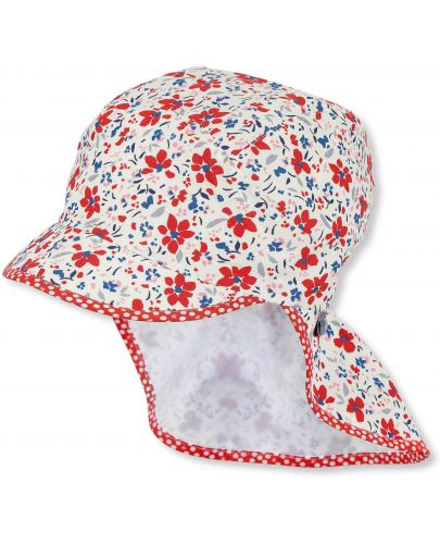 Детска лятна шапка с UV 50+ защита Sterntaler - С платка на тила, 55 cm, 4-7 години - 1