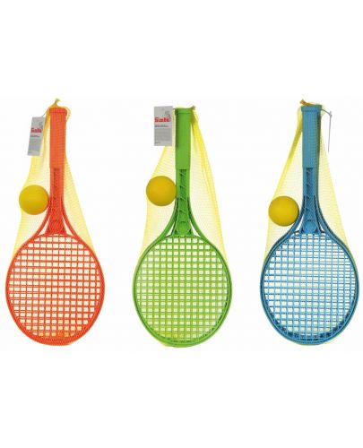 Детски комплект за тенис Simba Toys - Хилки и топка, асортимент - 3